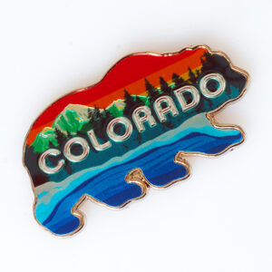 Magnet - Metal Iridescent Bear - CO