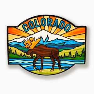 Magnet - Embossed Sun Rays - CO - 1177C